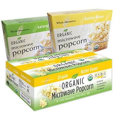 Organic Microwave Popcorn | Whole Alternatives